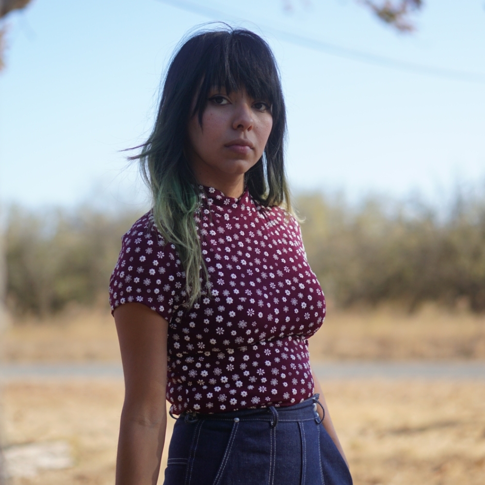 Vintage Mock turtleneck floral